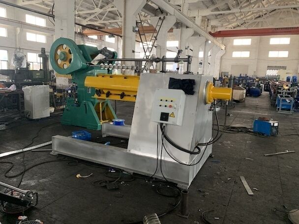 10,000 Ib Recoiler With Drag Line Machine