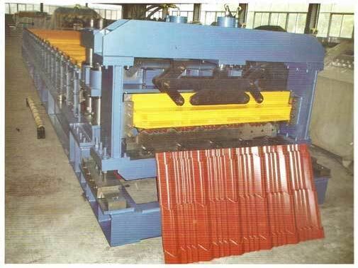 Roofing Metal Step Tile Roll Forming Machine For Sale