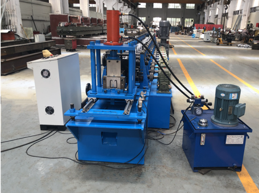 Steel Guide Rail Roll Forming Making Machine For Sale UK